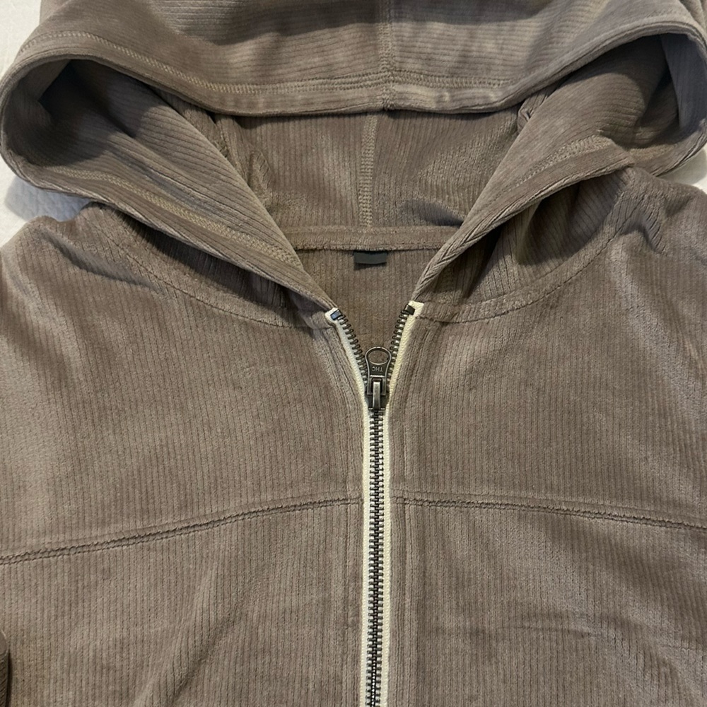 Vuori Haven Half Zip Velour Hoodie In Graphite XL - Picture 5 of 8